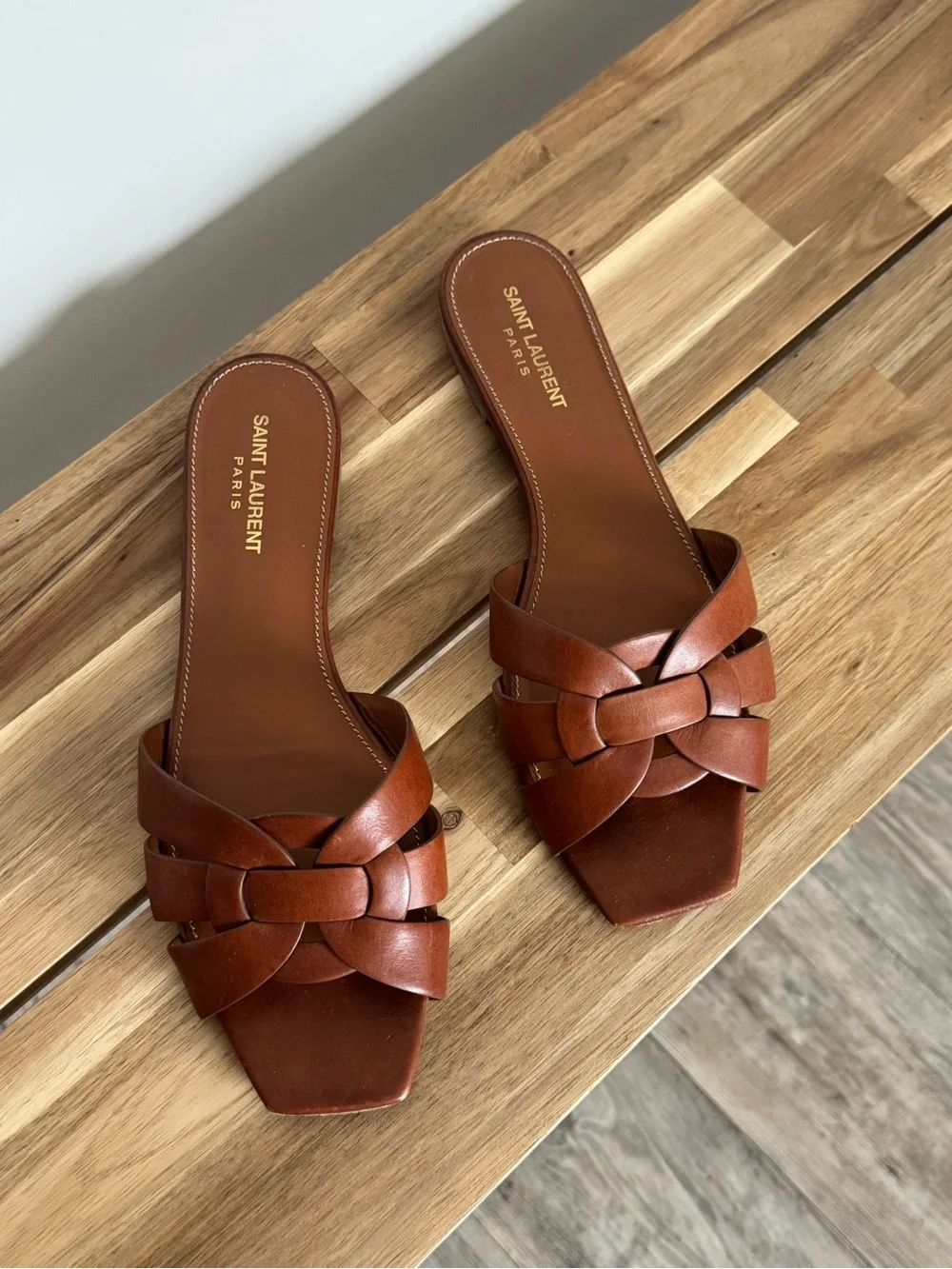 Saint Laurent Tribute Mules